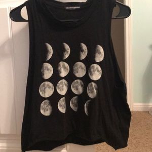 Brandy Melville Moon Phases Muscle Tee